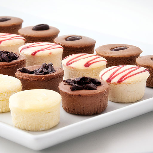 Assorted Mini Cheesecakes Assorted Mini Cheesecakes