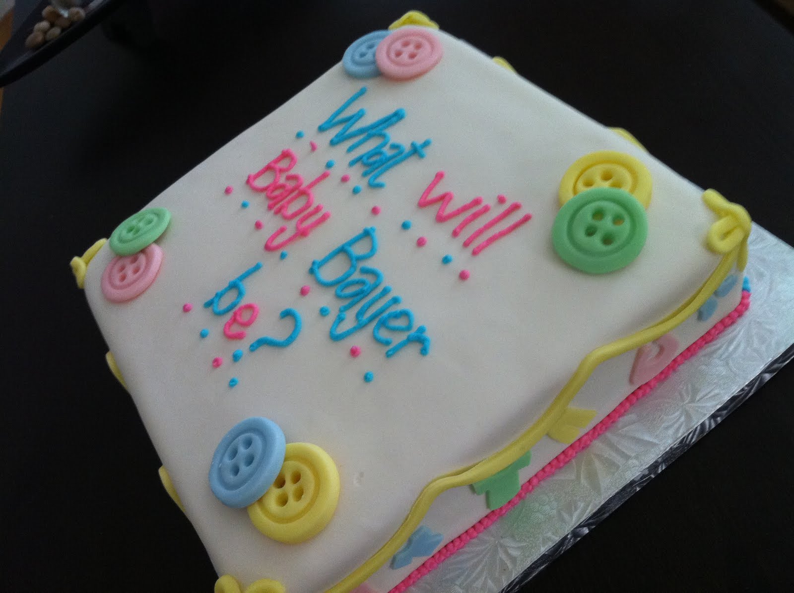 Baby Gender Reveal Cake Idea Baby Gender Reveal Cake Idea