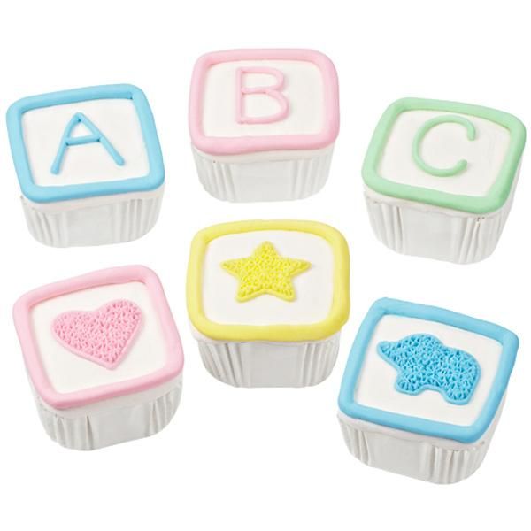 Baby Shower Cupcakes Blocks