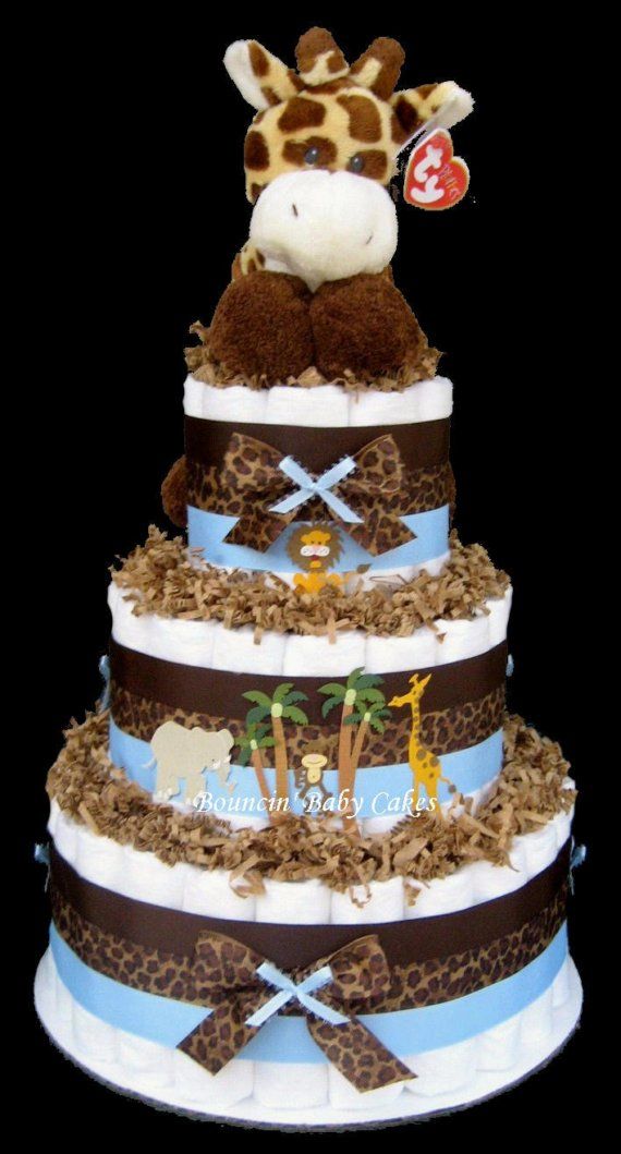 8 Photos of Safari Baby Diaper Cakes 8 Photos of Safari Baby Diaper Cakes