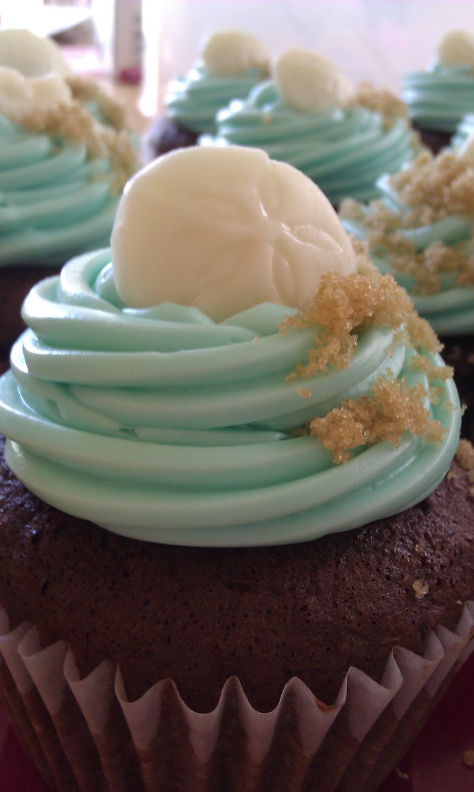 Beach Theme Wedding Shower Cupcakes Beach Theme Wedding Shower Cupcakes