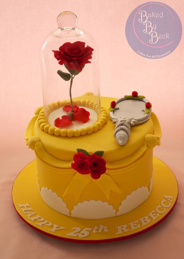 Beauty and Beast Birthday Cake Beauty and Beast Birthday Cake
