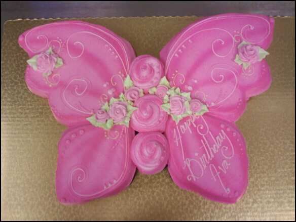 Birthday Butterfly Cupcake Cake