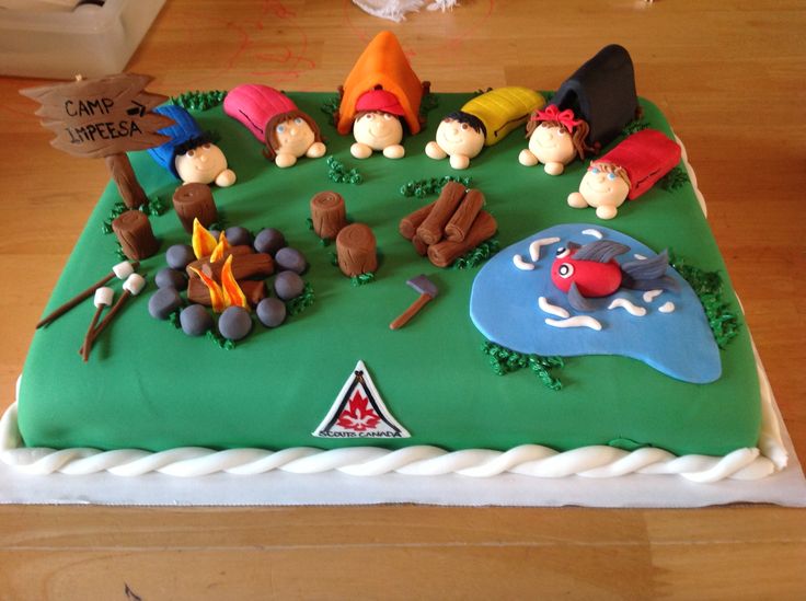 Boy Scout Cake