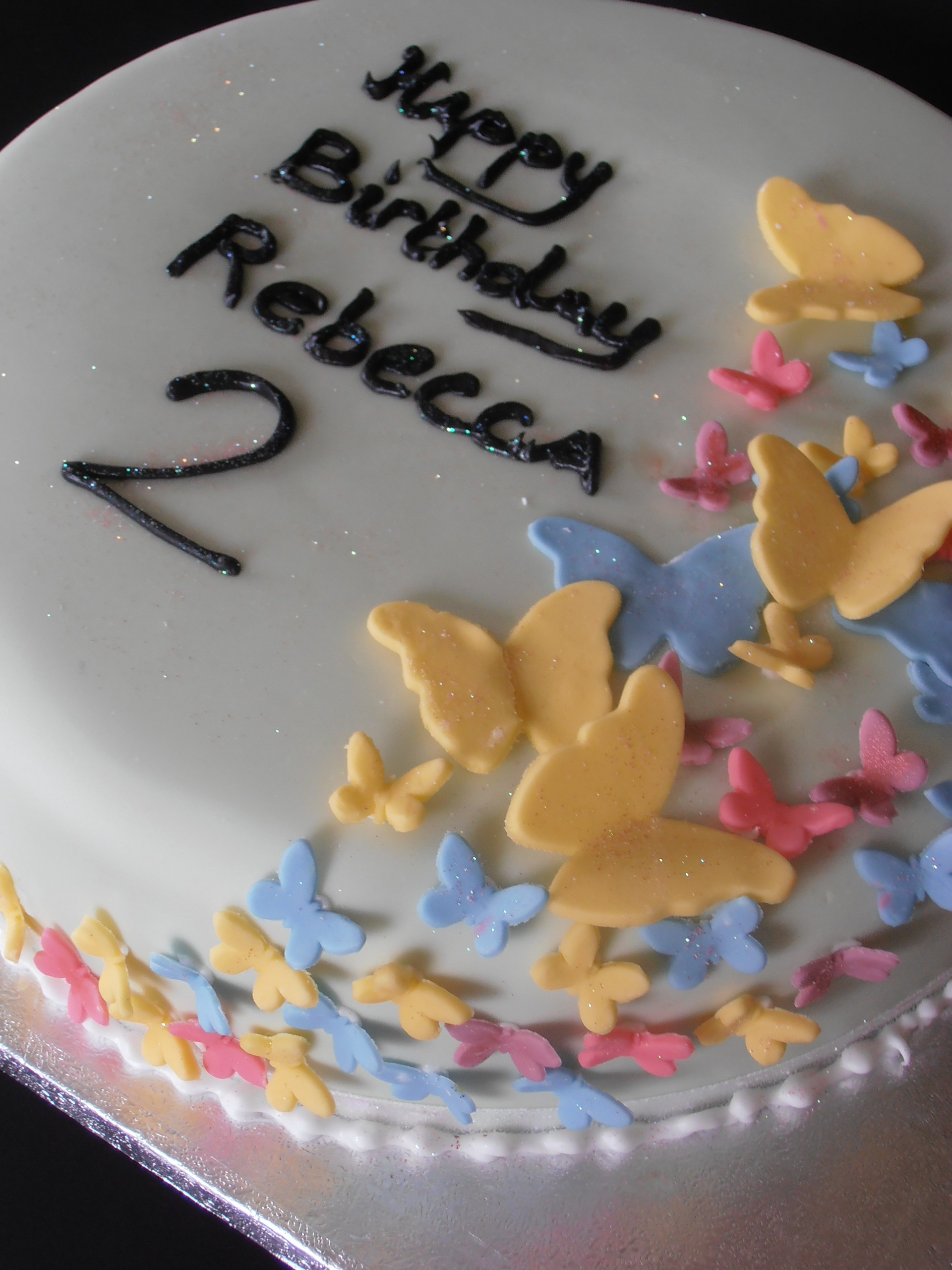 Butterfly Birthday Cake