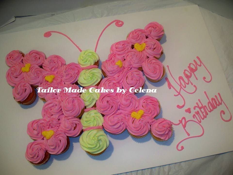 Butterfly Cupcake Cake Ideas