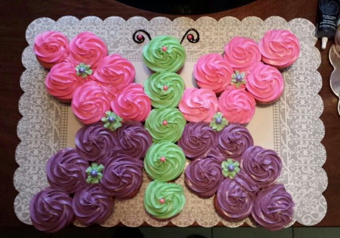 Butterfly Cupcake Cake Butterfly Cupcake Cake