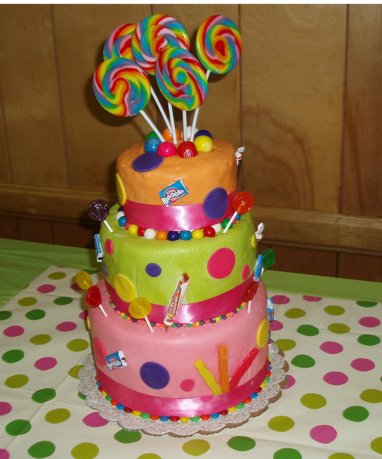 Candy Themed Cake