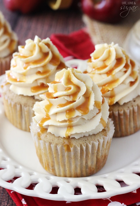 Caramel Apple Cupcakes