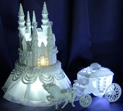 Castle Wedding Cake Topper