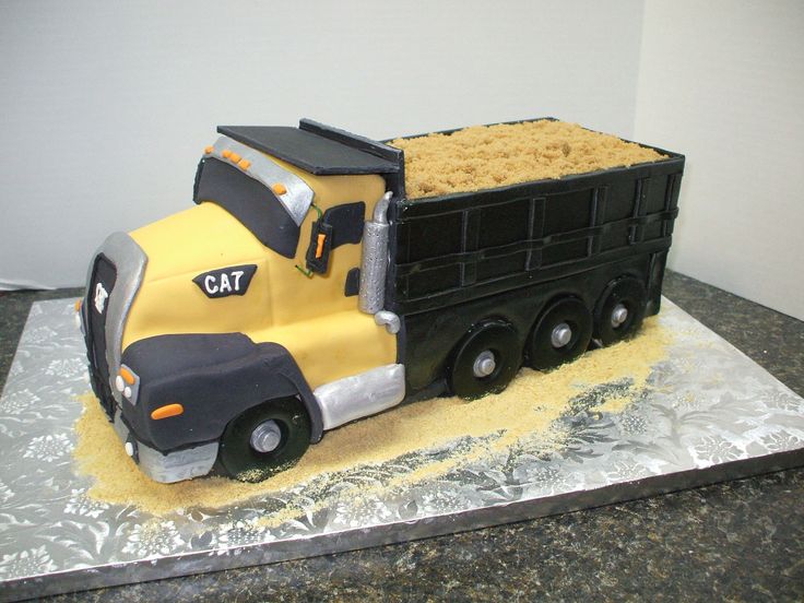 Cat Dump Truck Cake