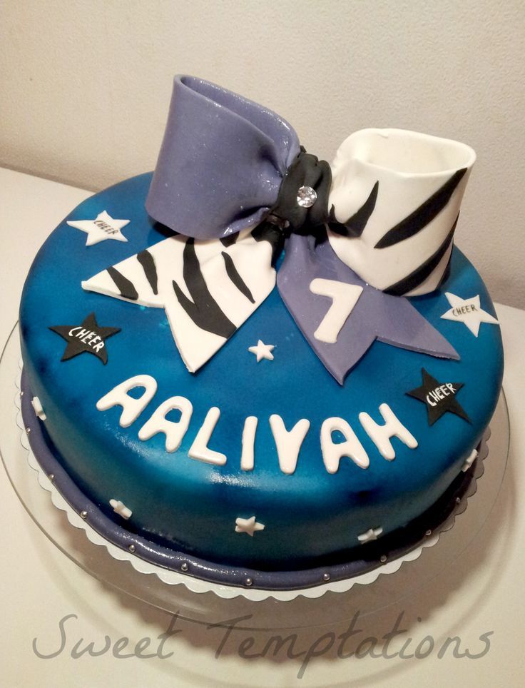 Cheerleader Birthday Cake Cheerleader Birthday Cake