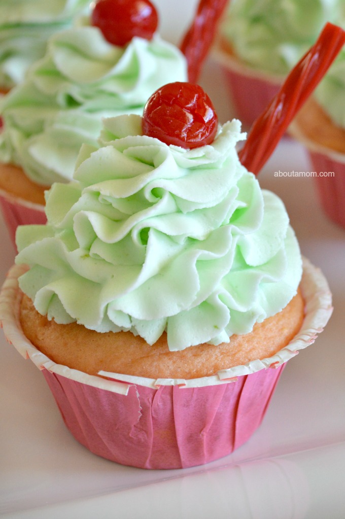 Cherry Limeade Cupcakes