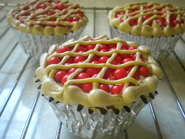 Cherry Pie Cupcakes