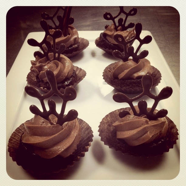 8 Photos of Chocolate Garnish For Cupcakes 8 Photos of Chocolate Garnish For Cupcakes
