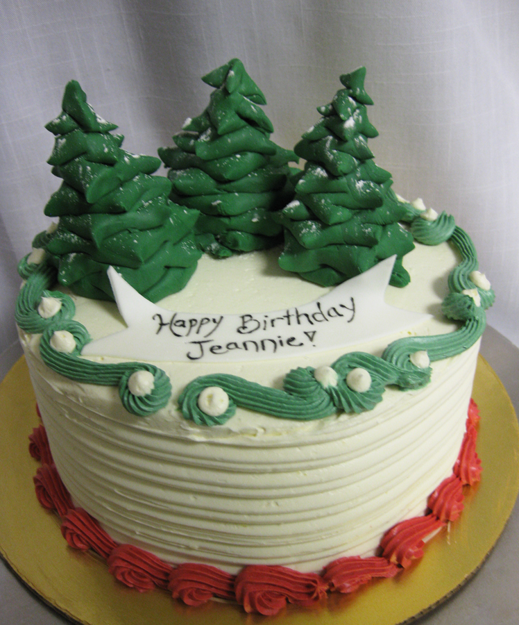 Christmas Birthday Cake Buttercream