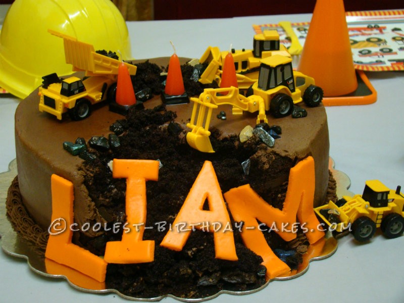 Construction Site Birthday Cake Ideas