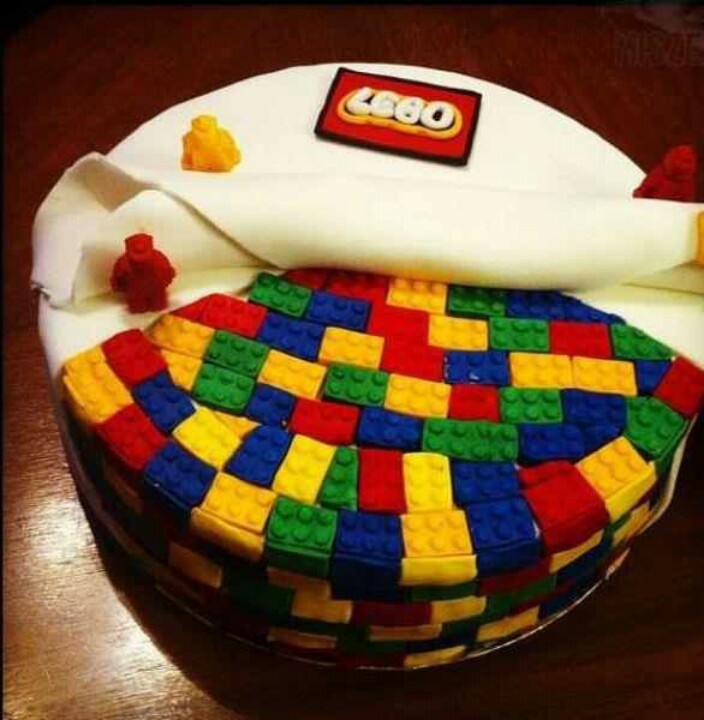 Cool LEGO Birthday Cake