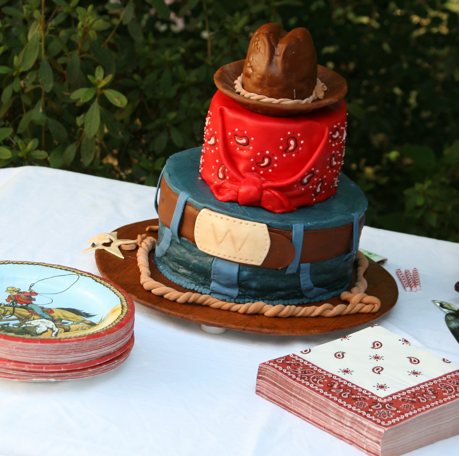 Cowboy Birthday Cake