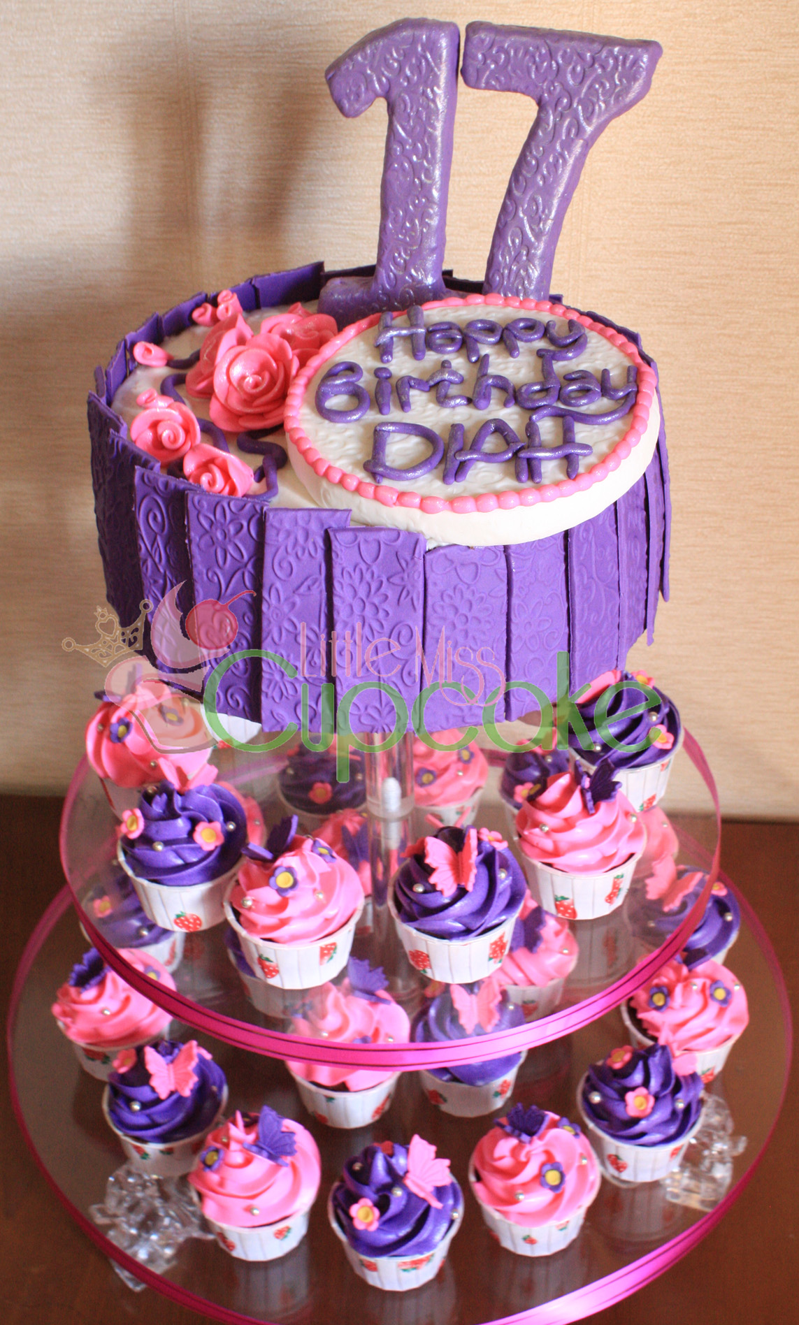 Cupcake Birthday Cakes for Girls