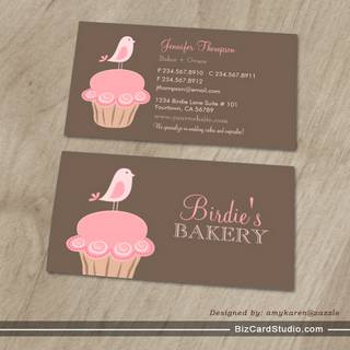 Cupcake Business Cards Ideas