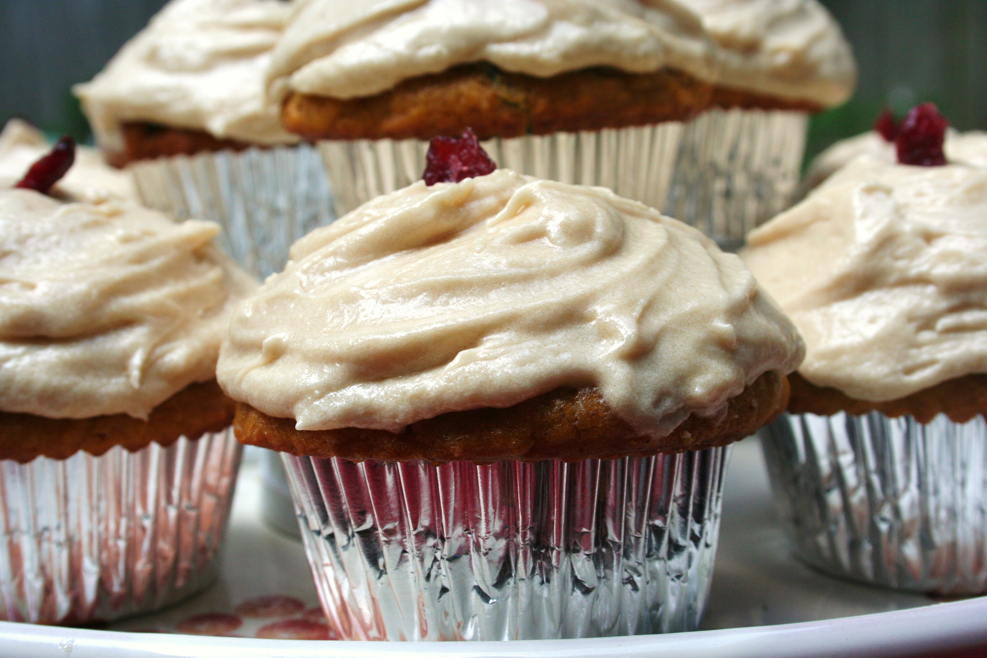 Cupcakes with Maple Brown Sugar Frosting