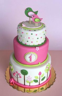 Cute 1st Birthday Cake