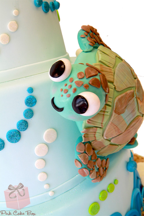 Cute Sea Turtle Cake