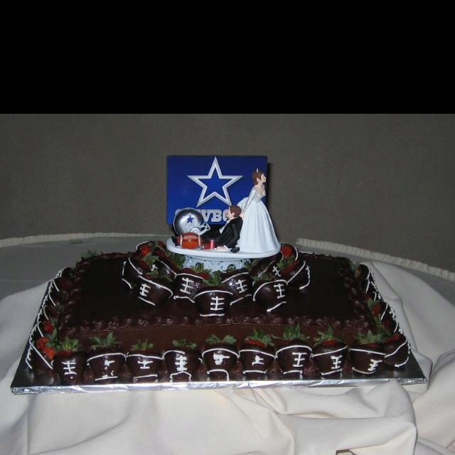 Dallas Cowboys Grooms Cake