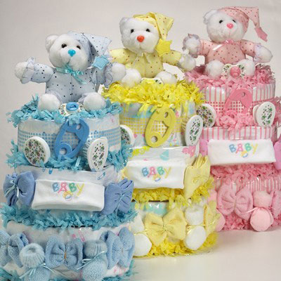 Diaper Cake Baby Shower Gift Idea