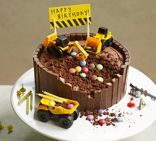 Digger Birthday Cake Digger Birthday Cake