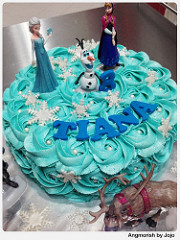Disney Frozen Birthday Cake