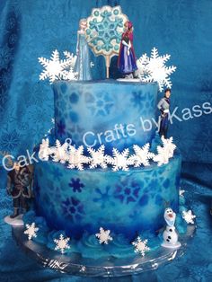 Disney Frozen Buttercream Cake