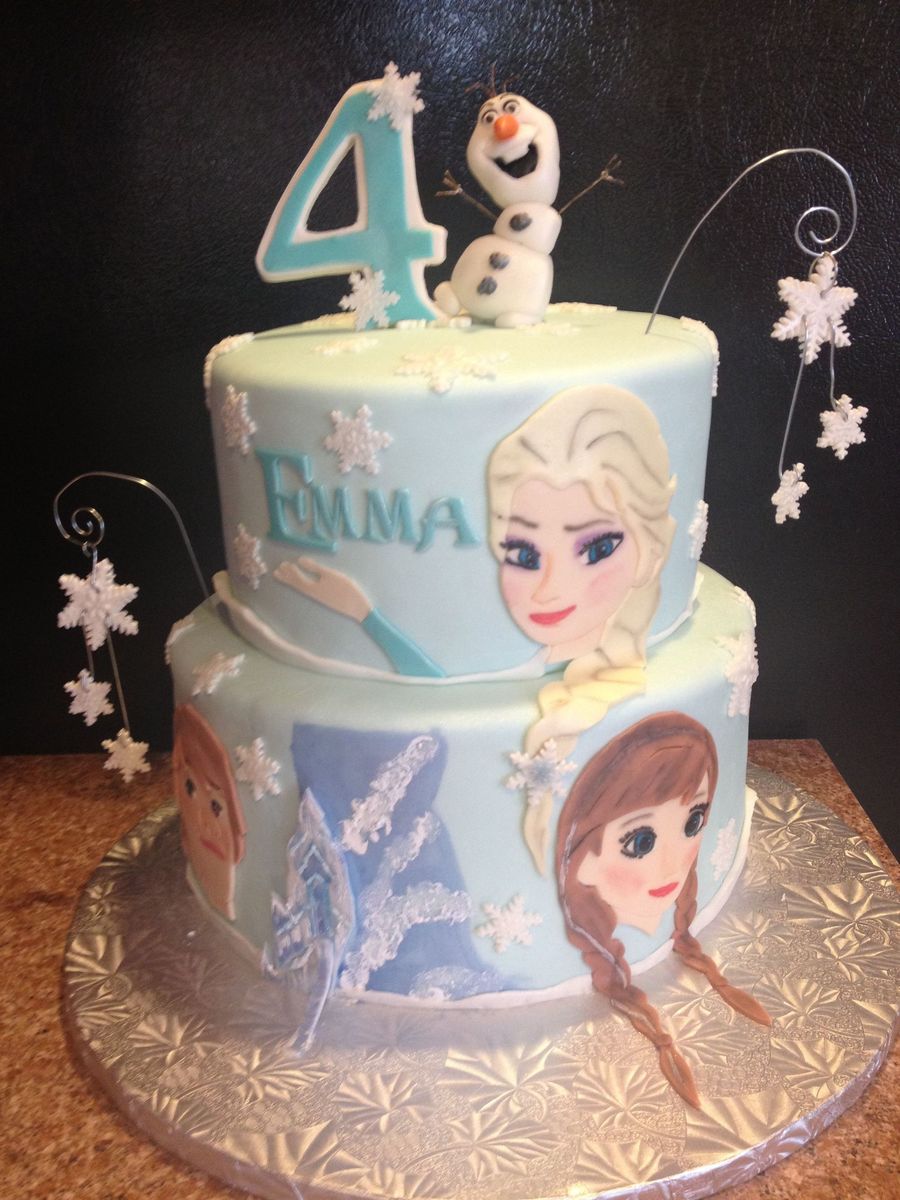 Disney Frozen Buttercream Cake