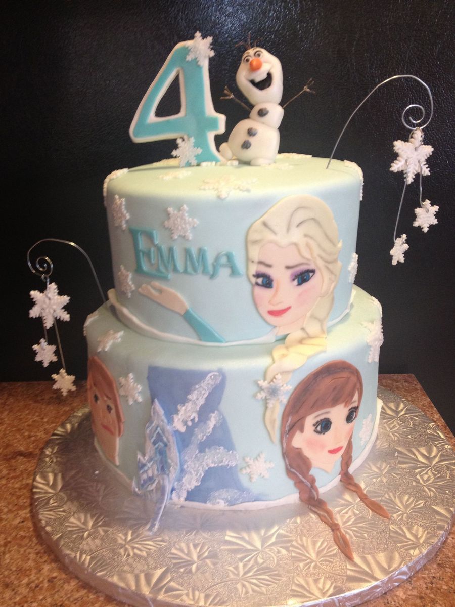 Disney Frozen Buttercream Cake Disney Frozen Buttercream Cake