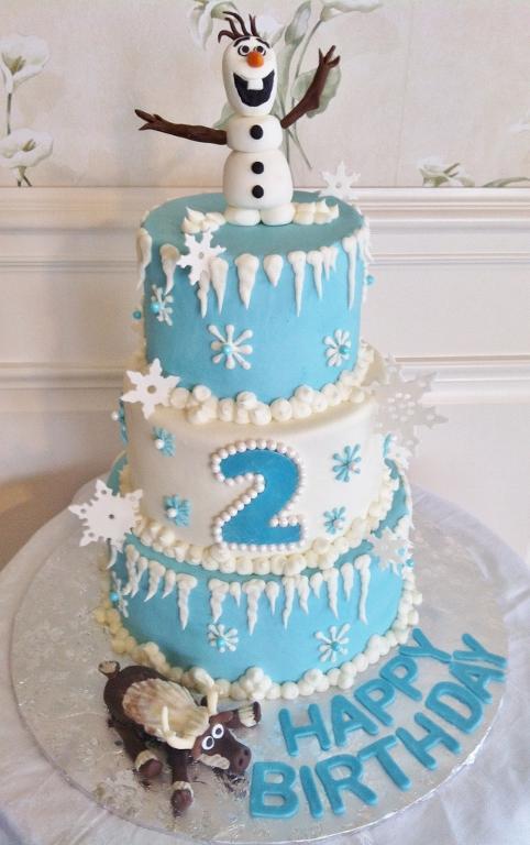 Disney Frozen Buttercream Cake Disney Frozen Buttercream Cake