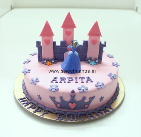 Disney Princess Castle Birthday Cake