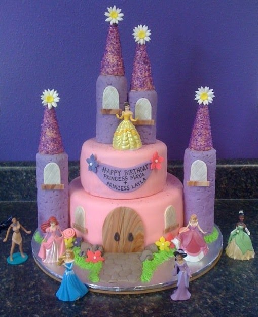 Disney Princess Castle Cake