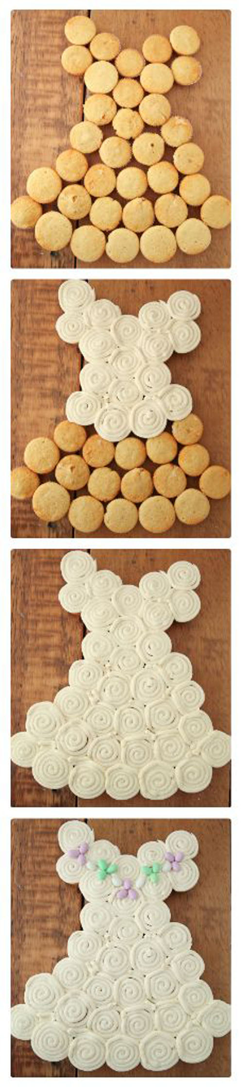 DIY Bridal Shower Cupcakes Wedding Dress DIY Bridal Shower Cupcakes Wedding Dress