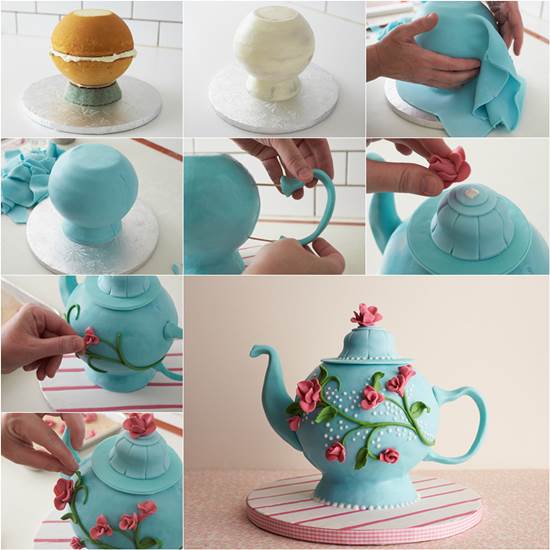DIY Teapot Cake