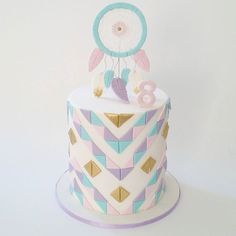 Dream Catcher Birthday Cake Dream Catcher Birthday Cake