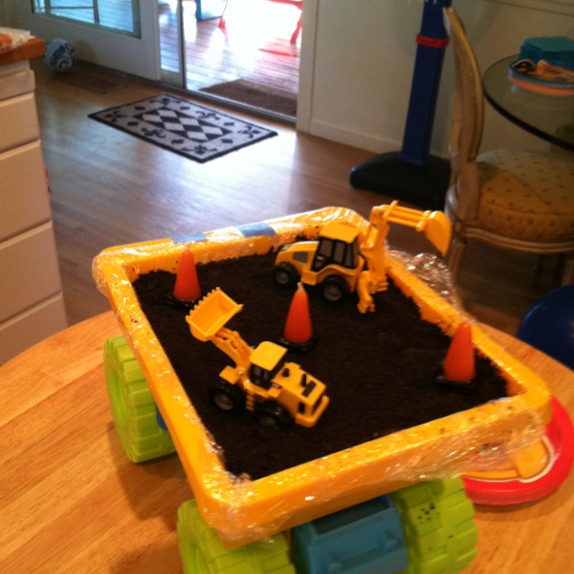 Dump Truck and Dirt Cake