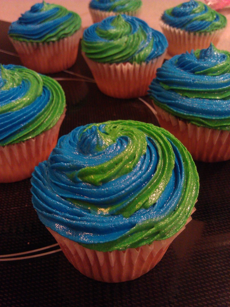 Earth Day Cupcakes Cake