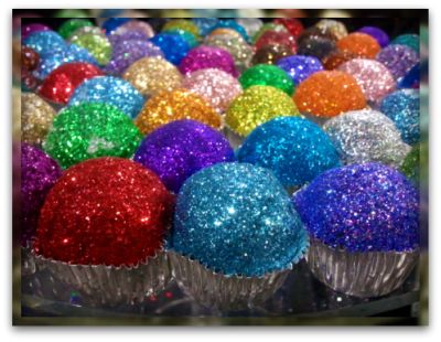 Edible Glitter Cupcakes
