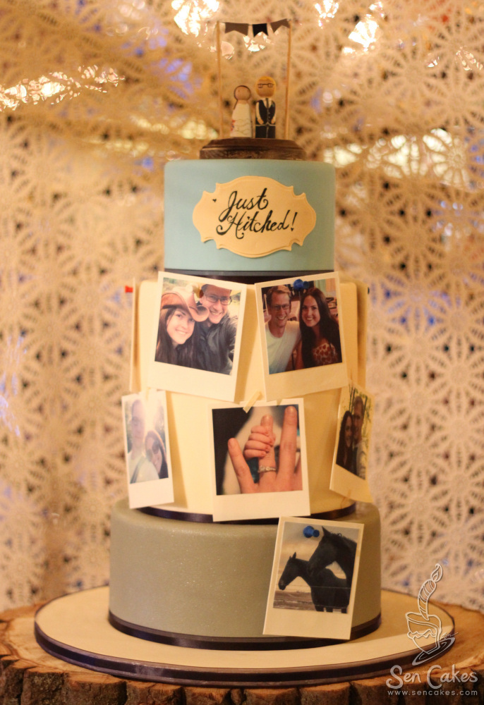 Edible Photos On Wedding Cake