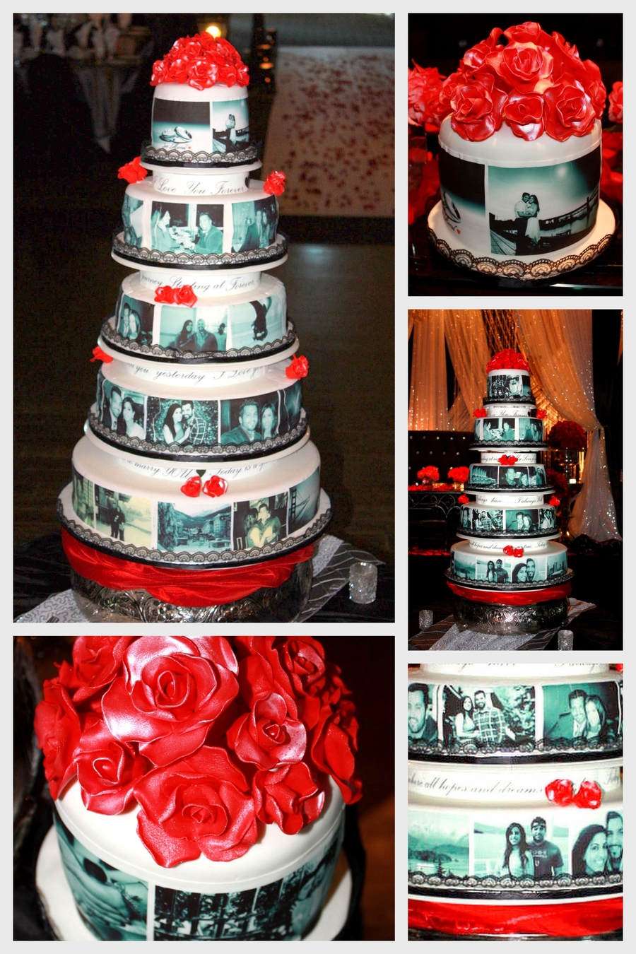 Edible Wedding Cake Photo