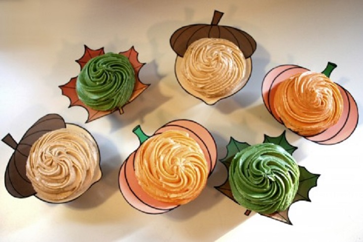 Fall Cupcake Decoration