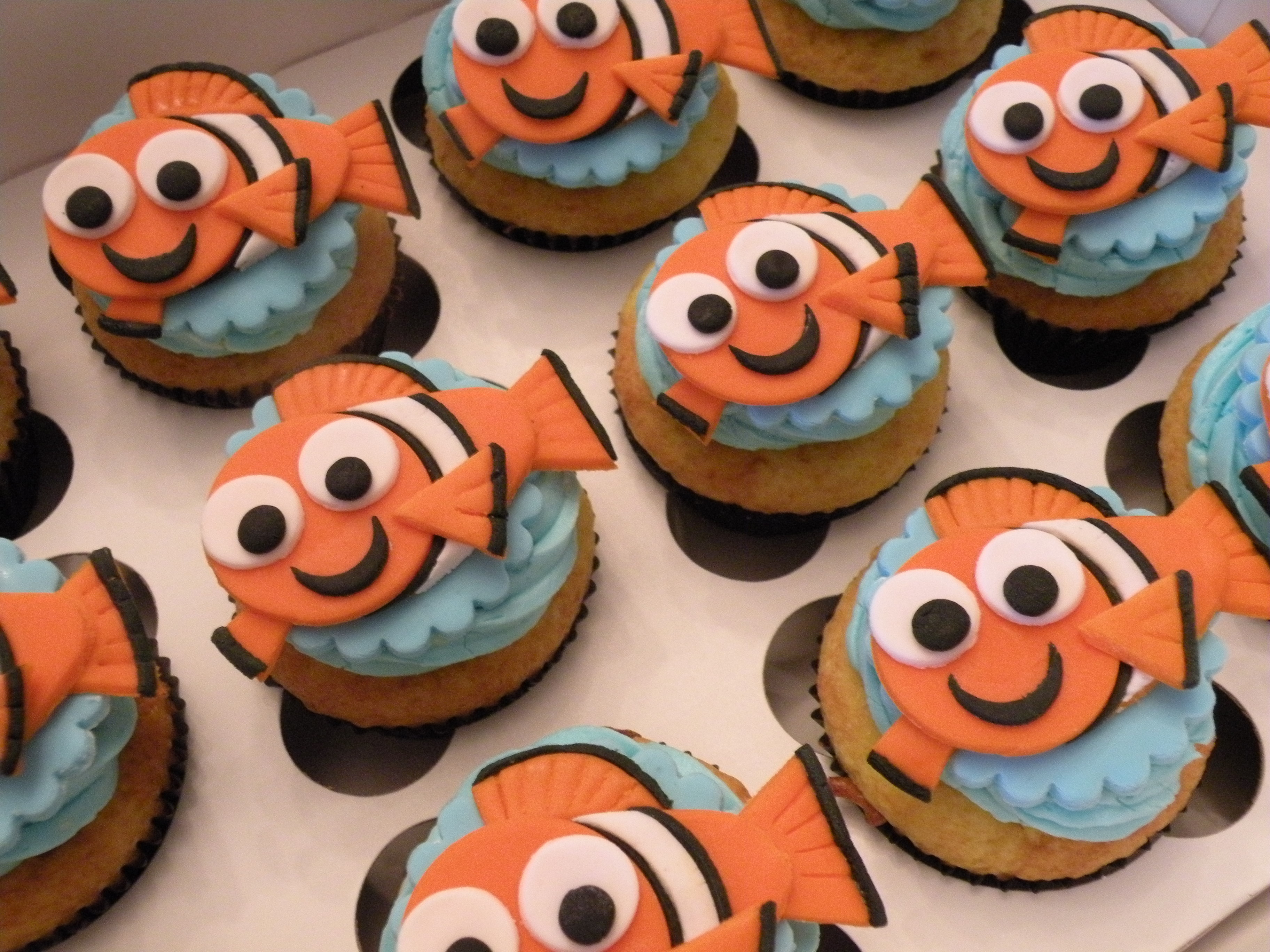 Finding Nemo Cupcakes Finding Nemo Cupcakes