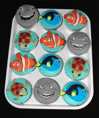 Finding Nemo Cupcakes Finding Nemo Cupcakes
