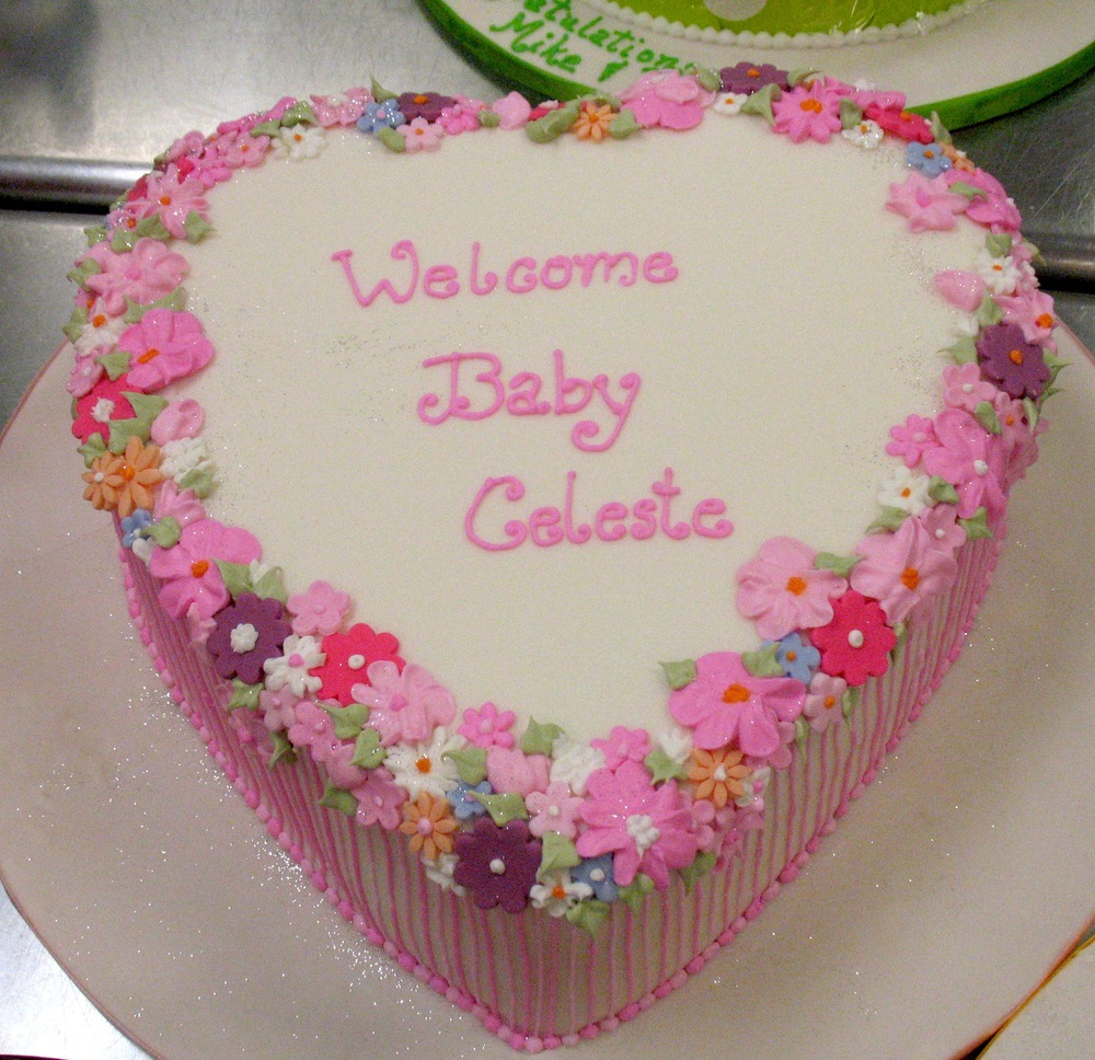 Floral Baby Shower Cake